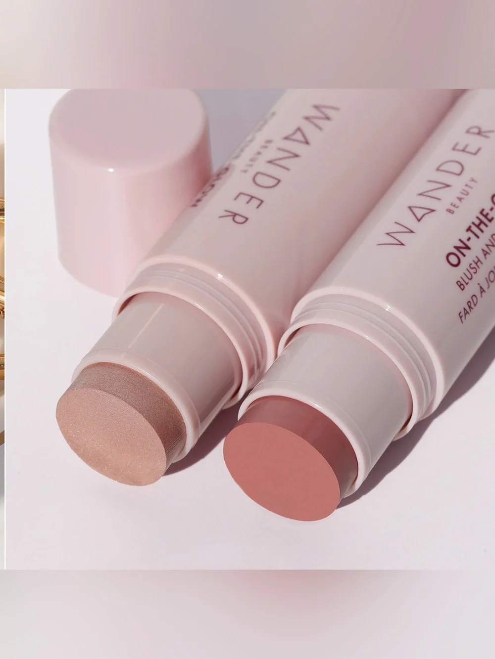 Wander Beauty Cream Blush & Illuminator Stick — Dusk/ Nude Glow